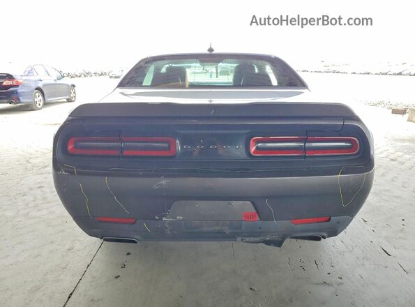 2C3CDZAGXGH210052 2016 DODGE CHALLENGER Black უკანა ხედი