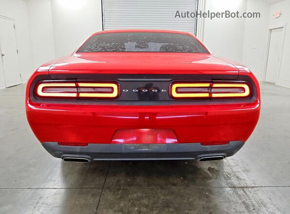 2C3CDZAGXHH516959 2017 DODGE CHALLENGER Red Vista trasera