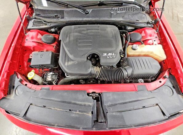2C3CDZAGXHH516959 2017 DODGE CHALLENGER Red Vista interior trasera