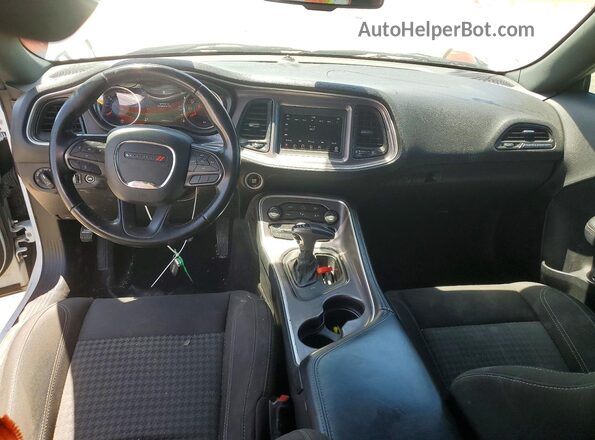 2C3CDZAGXMH630941 2021 DODGE CHALLENGER White Dashboard view