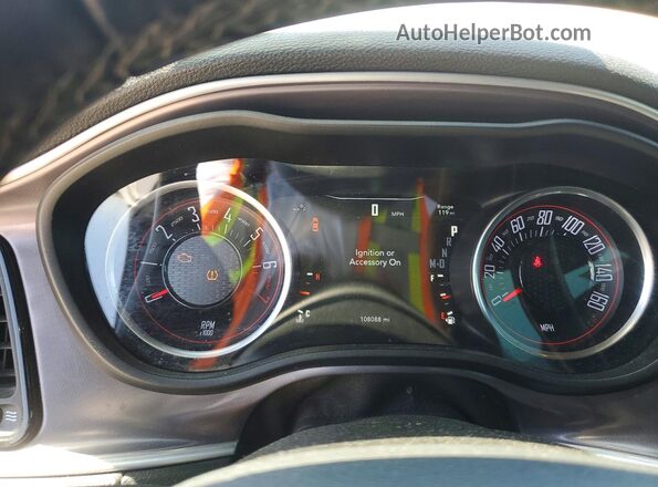 2C3CDZAGXMH630941 2021 DODGE CHALLENGER White Instrument cluster view