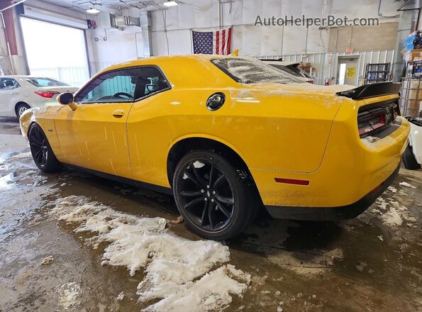 2C3CDZBT0JH178652 2018 DODGE CHALLENGER Yellow Задня ліва чверть