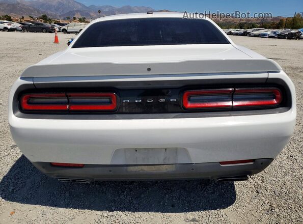 2C3CDZBT0KH654707 2019 DODGE CHALLENGER Белый Вид сзади