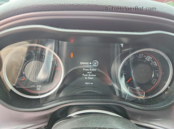 2C3CDZBT2PH540070 2023 DODGE CHALLENGER Red Instrument cluster view