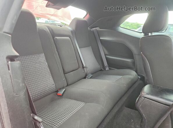 2C3CDZBT2PH540070 2023 DODGE CHALLENGER Red Rear seats view