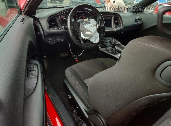 2C3CDZBT2PH540070 2023 DODGE CHALLENGER Red Dashboard view