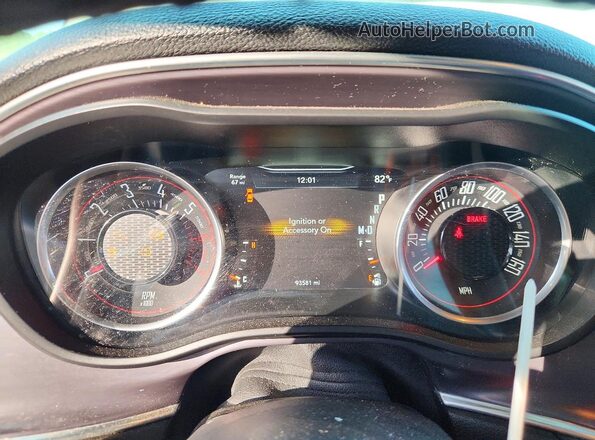 2C3CDZBT4HH657974 2017 DODGE CHALLENGER Gray Vista del cuadro de instrumentos