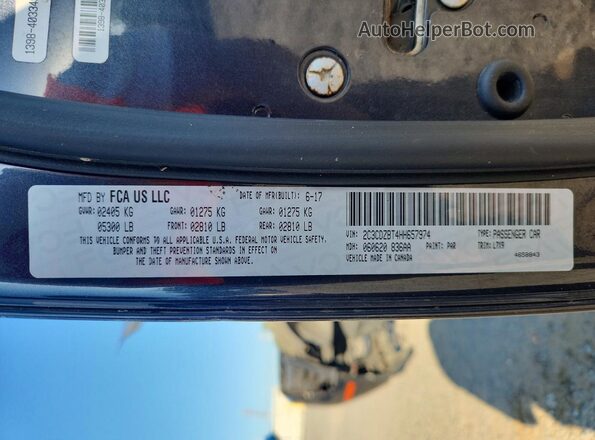 2C3CDZBT4HH657974 2017 DODGE CHALLENGER Gray Vista del compartimento del motor