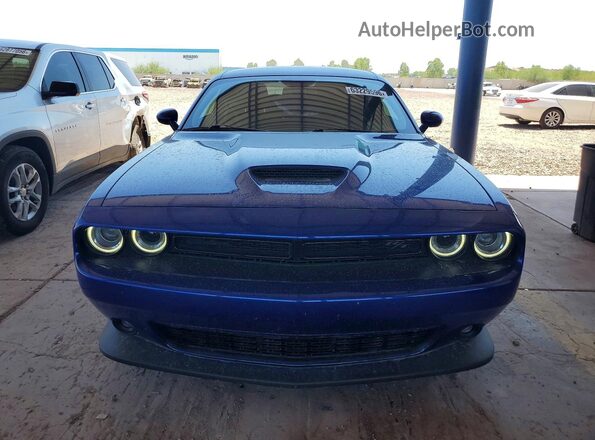 2C3CDZBT4MH502822 2021 DODGE CHALLENGER Синий Вид спереди