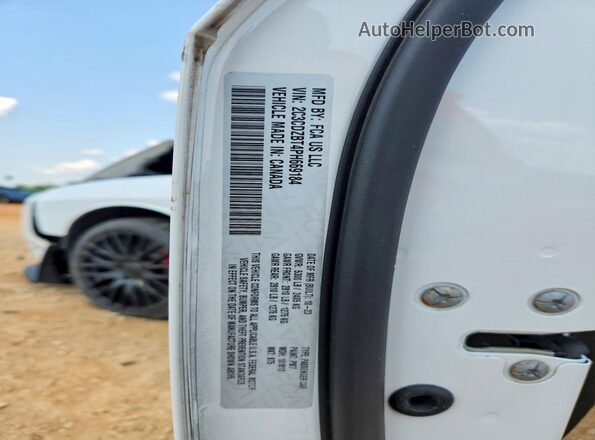 2C3CDZBT4PH669184 2023 DODGE CHALLENGER White Вид наклейки з VIN-кодом