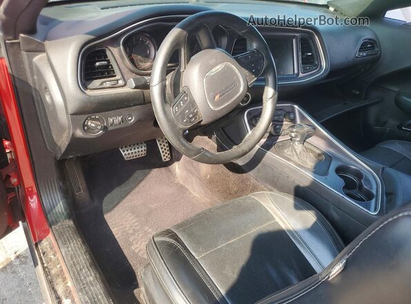 2C3CDZBT5GH218247 2016 DODGE CHALLENGER Red Dashboard view