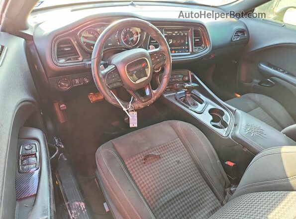 2C3CDZBT5JH161362 2018 DODGE CHALLENGER Black Вид панелі приладів