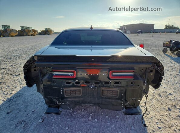 2C3CDZBT5JH161362 2018 DODGE CHALLENGER Black Вид ззаду