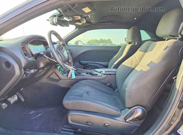 2C3CDZBT5JH161362 2018 DODGE CHALLENGER Black Вид салону спереду