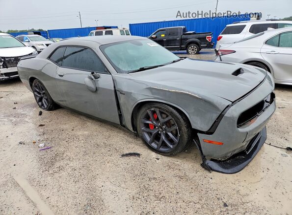 2C3CDZBT5KH652368 2019 DODGE CHALLENGER Gray Передня права чверть