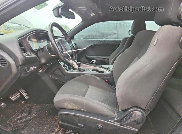 2C3CDZBT5KH652368 2019 DODGE CHALLENGER Gray Вид салону спереду