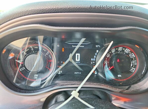 2C3CDZBT7PH650077 2023 DODGE CHALLENGER Gray Instrument cluster view