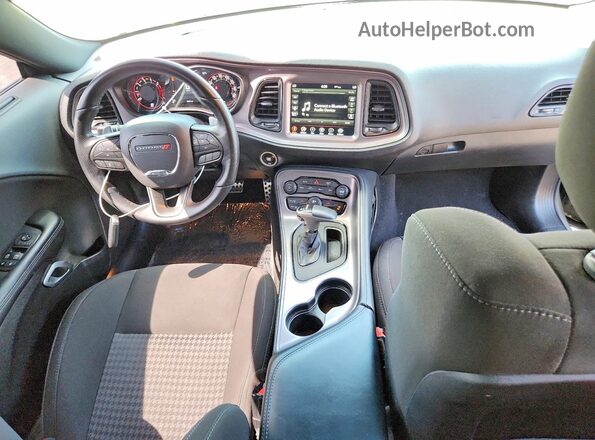 2C3CDZBT7PH650077 2023 DODGE CHALLENGER Gray Dashboard view