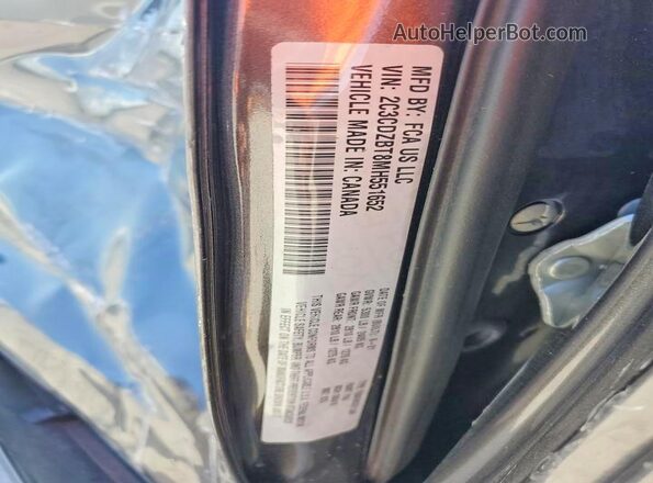 2C3CDZBT8MH551652 2021 DODGE CHALLENGER Charcoal Widok komory silnika