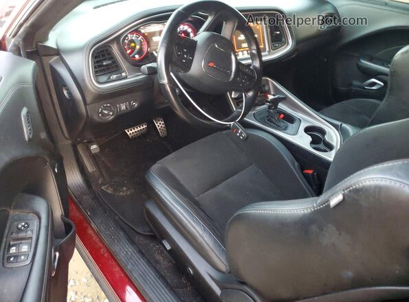 2C3CDZBT8MH638001 2021 DODGE CHALLENGER Burgundy Dashboard view