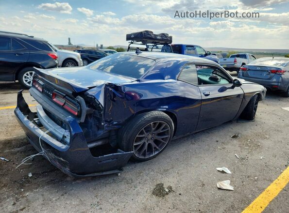 2C3CDZBT9GH316388 2016 DODGE CHALLENGER Blue Задня права чверть