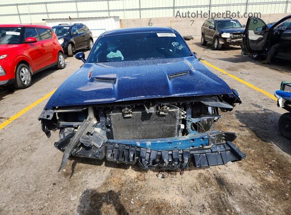 2C3CDZBT9GH316388 2016 DODGE CHALLENGER Blue Вид спереду