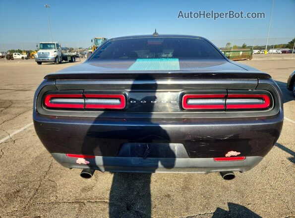 2C3CDZBT9HH648820 2017 DODGE CHALLENGER Черный Вид сзади
