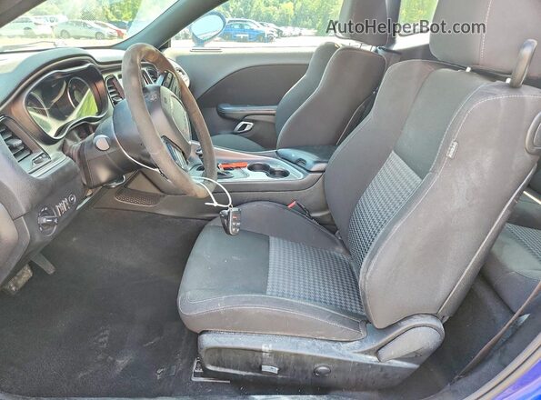 2C3CDZFJ0NH100631 2022 DODGE CHALLENGER Blue Սալոնի դիմացի տեսք