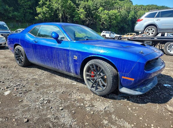 2C3CDZFJ0NH100631 2022 DODGE CHALLENGER Blue Առջևի աջ