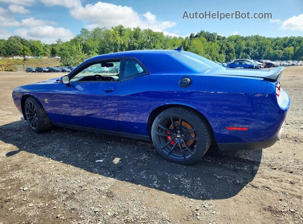 2C3CDZFJ0NH100631 2022 DODGE CHALLENGER Blue Հետևի ձախ