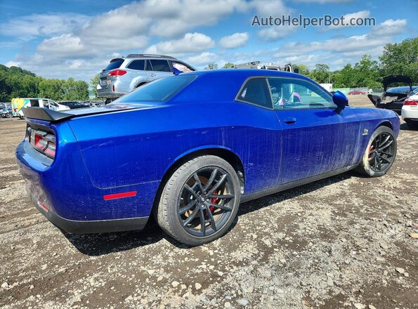 2C3CDZFJ0NH100631 2022 DODGE CHALLENGER Blue Հետևի աջ