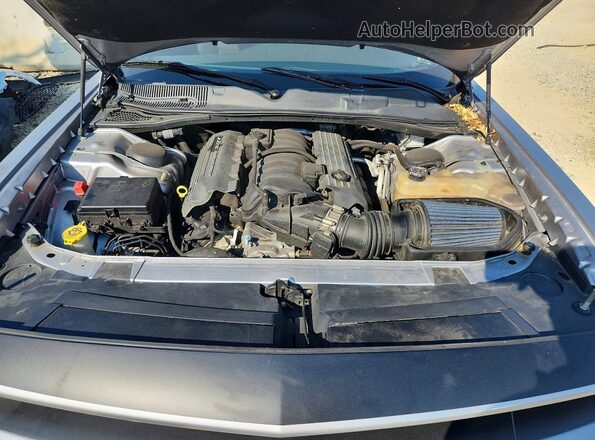 2C3CDZFJ2HH592616 2017 DODGE CHALLENGER Silver Rear interior view