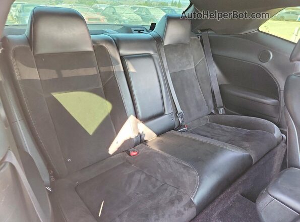 2C3CDZFJ2HH592616 2017 DODGE CHALLENGER Silver Rear seats view