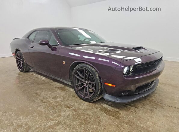 2C3CDZFJ2MH609859 2021 DODGE CHALLENGER Burgundy Передня права чверть