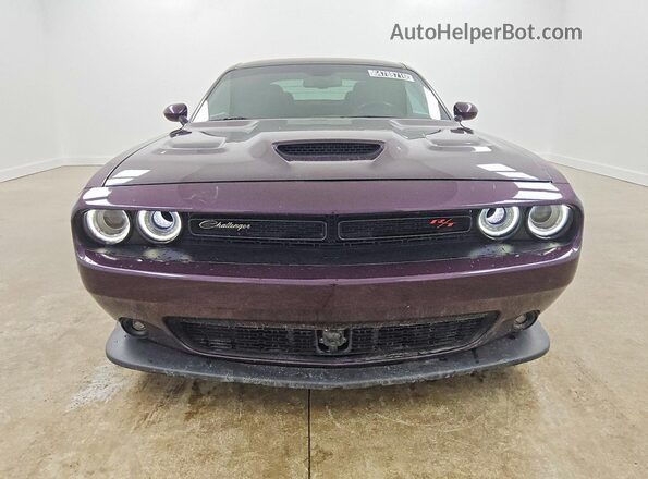 2C3CDZFJ2MH609859 2021 DODGE CHALLENGER Burgundy Вид спереду
