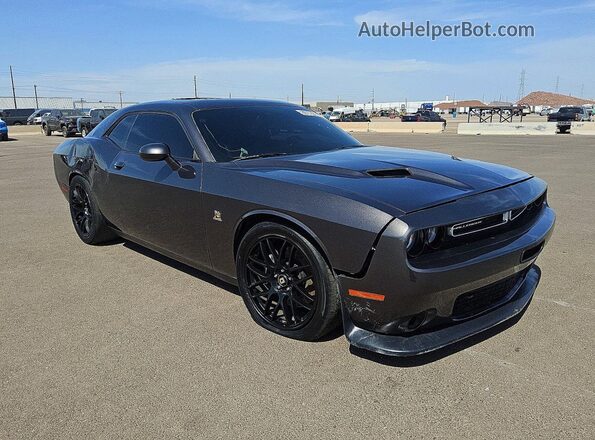 2C3CDZFJ3GH178081 2016 DODGE CHALLENGER Gray Przód prawy