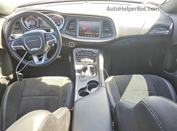 2C3CDZFJ3GH178081 2016 DODGE CHALLENGER Gray Widok deski rozdzielczej