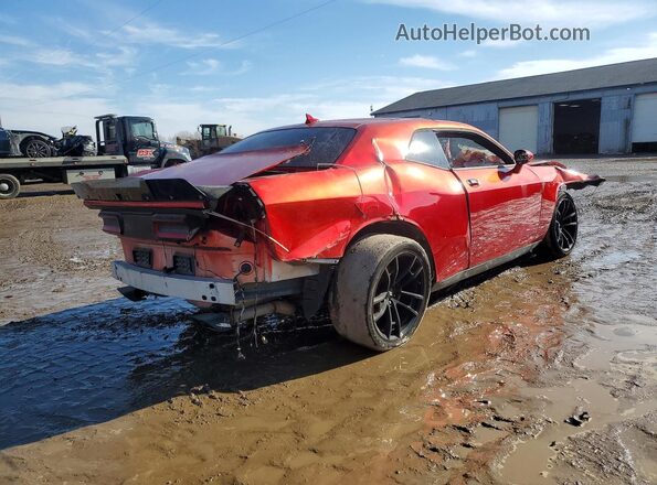 2C3CDZFJ5HH507347 2017 DODGE CHALLENGER Red Tył prawy