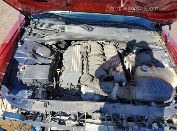 2C3CDZFJ5HH507347 2017 DODGE CHALLENGER Red Widok wnętrza z tyłu