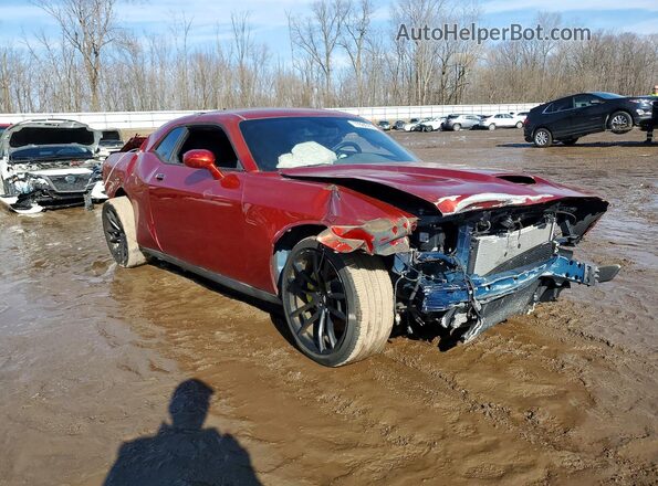 2C3CDZFJ5HH507347 2017 DODGE CHALLENGER Red Przód prawy