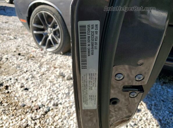 2C3CDZFJ5MH610164 2021 DODGE CHALLENGER Gray Вид підкапотного простору