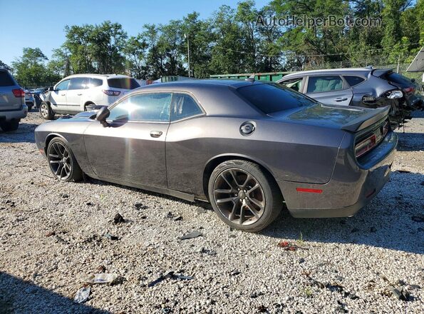 2C3CDZFJ5MH610164 2021 DODGE CHALLENGER Gray Задня ліва чверть