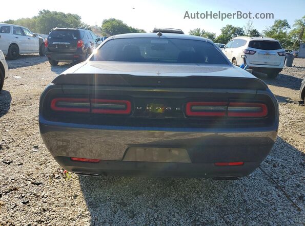 2C3CDZFJ5MH610164 2021 DODGE CHALLENGER Gray Вид ззаду