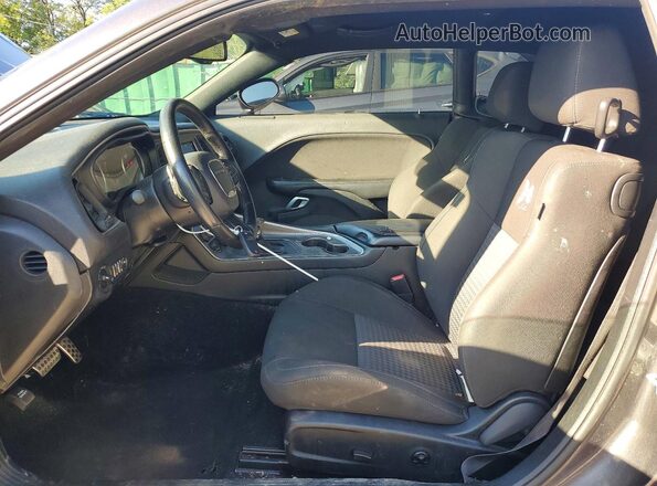 2C3CDZFJ5MH610164 2021 DODGE CHALLENGER Gray Вид салону спереду