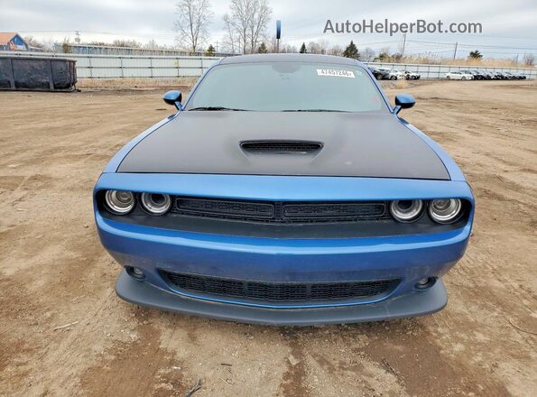 2C3CDZFJ5MH681199 2021 DODGE CHALLENGER Blue Front view
