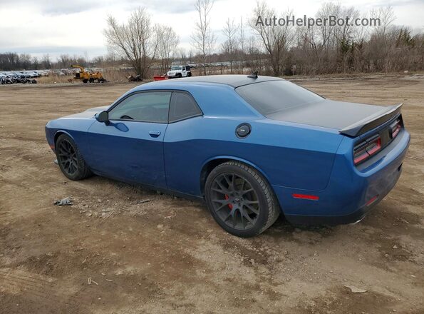 2C3CDZFJ5MH681199 2021 DODGE CHALLENGER Blue Rear left