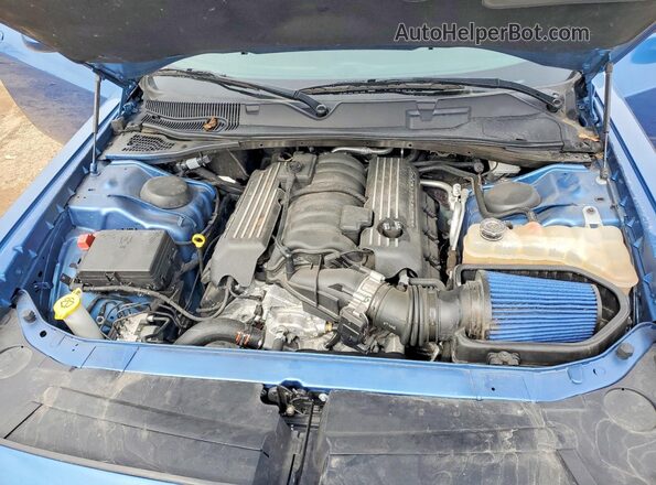 2C3CDZFJ5MH681199 2021 DODGE CHALLENGER Blue Rear interior view