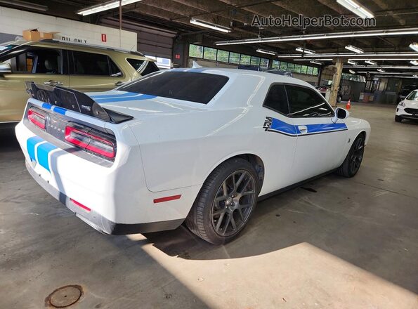 2C3CDZFJ6GH234451 2016 DODGE CHALLENGER White Trasero derecho