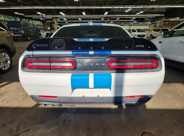 2C3CDZFJ6GH234451 2016 DODGE CHALLENGER White Vista trasera