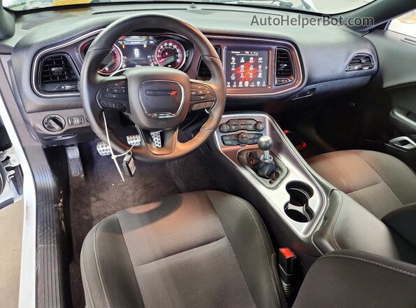 2C3CDZFJ6GH234451 2016 DODGE CHALLENGER White Vista del salpicadero